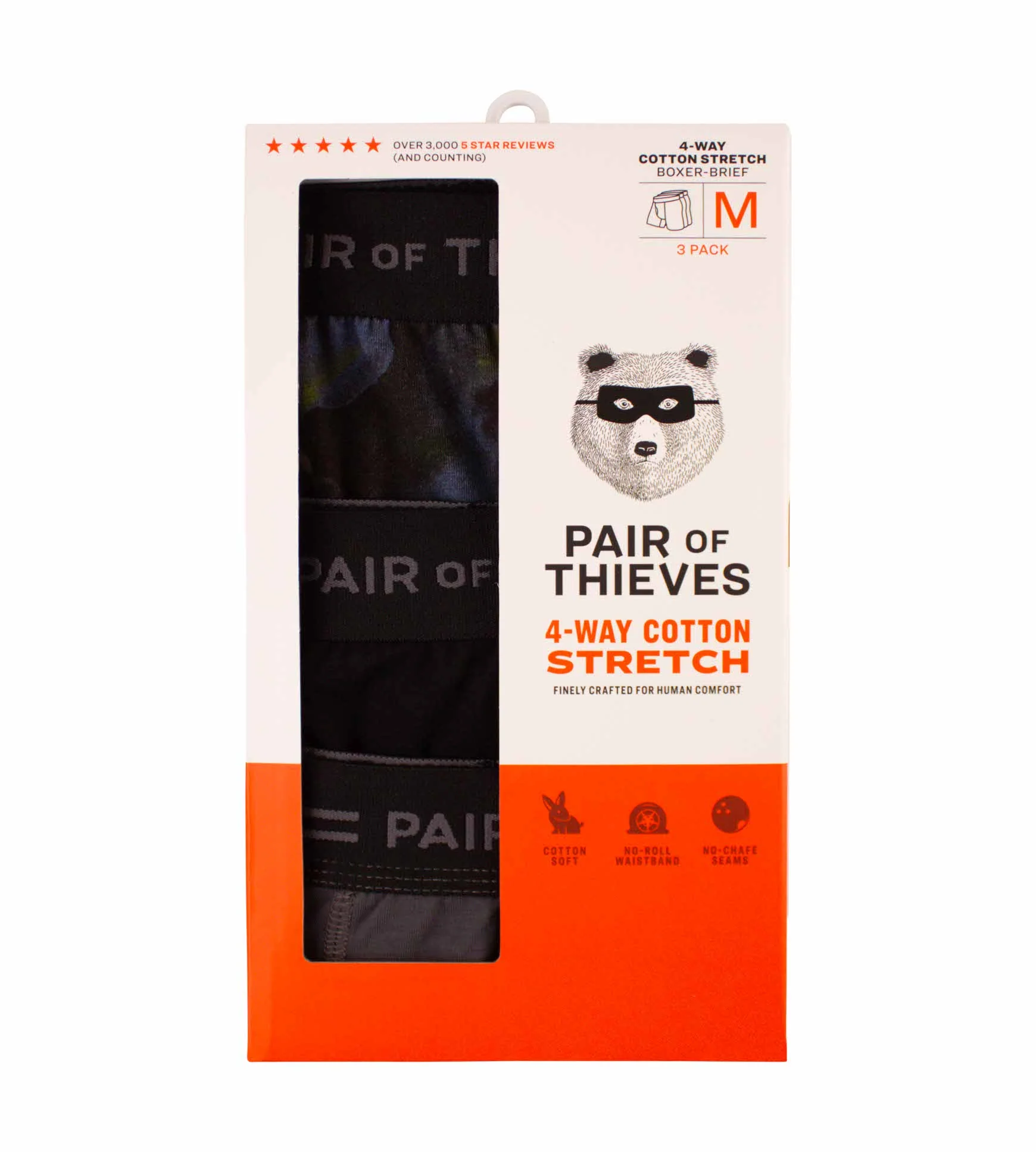 4-Way Stretch Every Day Kit Cotton Stretch Boxer Briefs (3-Pack) - Image 5